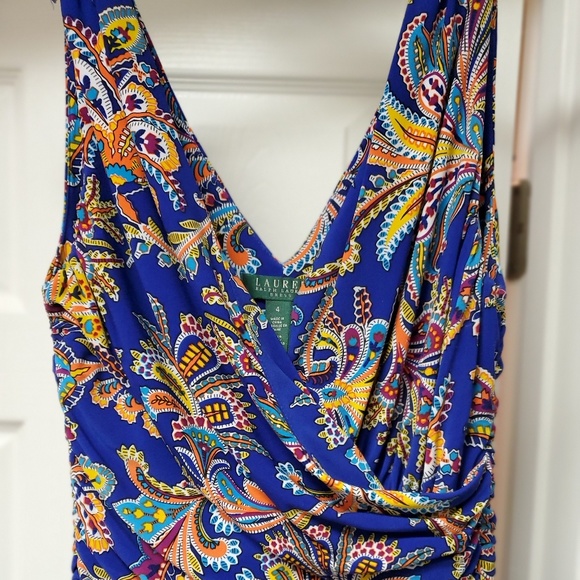 Lauren Ralph Lauren - Dark Royal Blue multi print - Picture 2 of 3